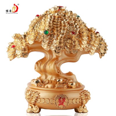 招財(cái)興業(yè)，福運(yùn)相伴——探析新款大發(fā)財(cái)樹(shù)工藝品擺件的獨(dú)特魅力